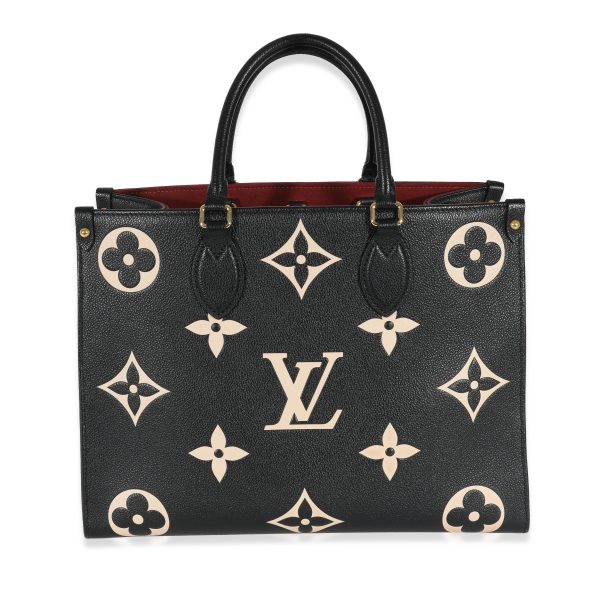 130622 pv 24d16a37 9591 4f7b b736 861fbda52fe4 Louis Vuitton Black Beige Monogram Empreinte Onthego MM