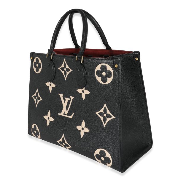 130622 sv 64d74a63 ac43 4841 a370 a215e215cf96 Louis Vuitton Black Beige Monogram Empreinte Onthego MM