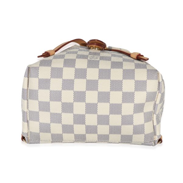 130653 stamp Louis Vuitton Damier Azur Canvas Sperone BB Backpack