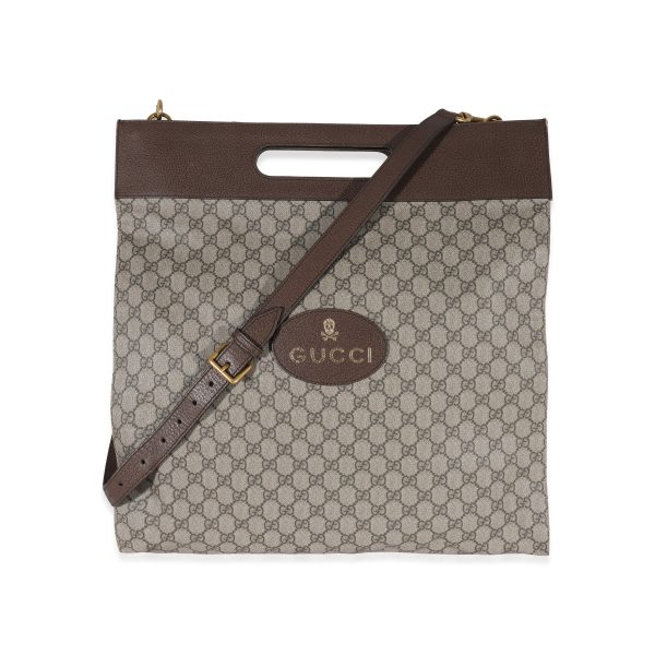 130656 fv Gucci Soft GG Supreme Slip Handle Vertical Tote