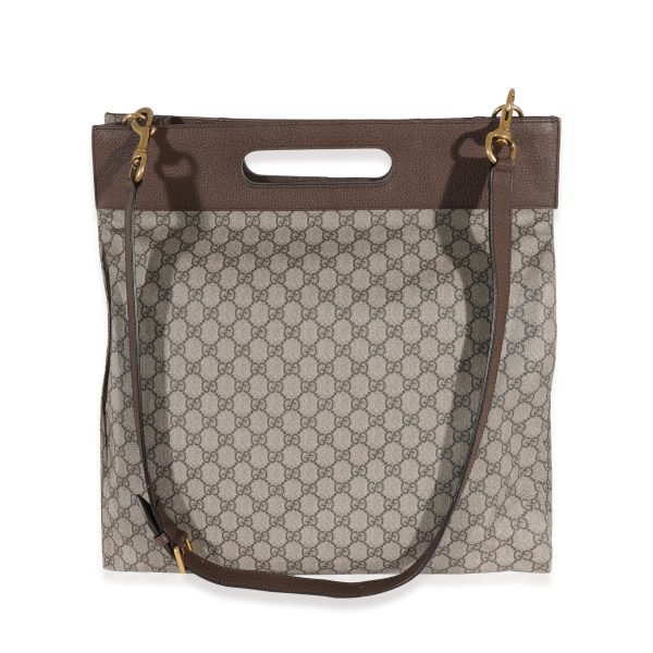 130656 pv Gucci Soft GG Supreme Slip Handle Vertical Tote