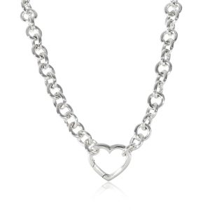 130659 fv 8395673a 1044 41df 8ea9 45477e19dee3 Tiffany Co Tiffany Co Heart Clasp Necklace in Sterling Silver