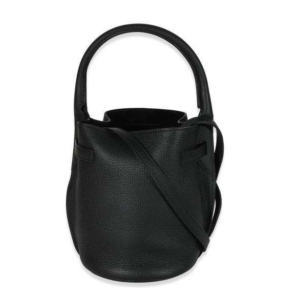 130664 pv Celine Black Supple Grained Calfskin Big Bag Nano Bucket