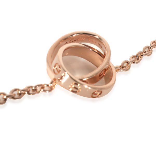 130669 av f3d36c79 f8b5 438a ac8a 1b3b4a86abfc Cartier Love Interlocking Circle Necklace in 18k Rose Gold