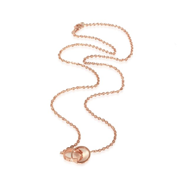 130669 pv f5fe52ea 08c8 4884 bfc4 cc1a91562110 Cartier Love Interlocking Circle Necklace in 18k Rose Gold