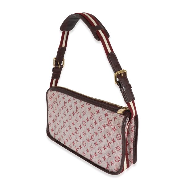 130689 sv Louis Vuitton Cerise Monogram Mini Lin Kathleen Pochette