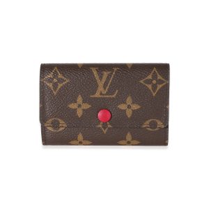 130724 fv Louis Vuitton LV Vertical Bifold Wallet Black