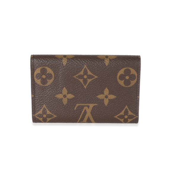 130724 pv Louis Vuitton Monogram Canvas Fuchsia 6 Key Holder