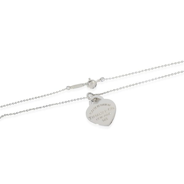 130728 clasp Tiffany Co Return To Tiffany Heart Pendant in Sterling Silver