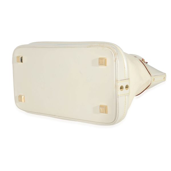 130790 box 193d3726 2876 4430 98ae 359e4be4f920 Louis Vuitton Ivory Leather Suhali Lockit MM