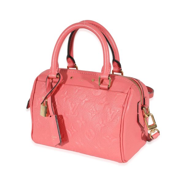 130793 sv Louis Vuitton Pink Monogram Empreinte Speedy Bandoulière NM 20