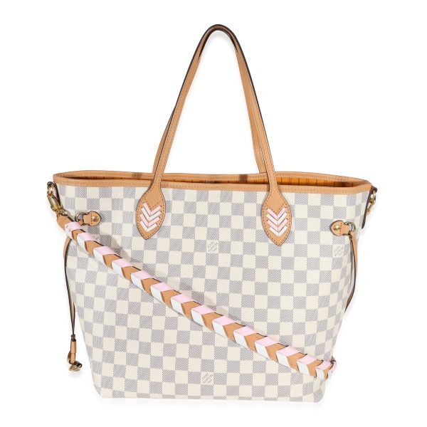 130829 pv Louis Vuitton Damier Azur Canvas Neverfull MM