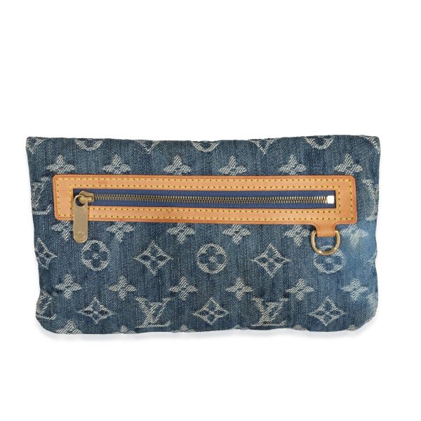 130874 pv 4a78af59 0400 4941 accd 94a9f70fb04f Louis Vuitton Blue Monogram Denim Plat Pochette