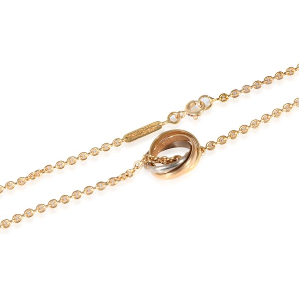 130881 clasp Cartier Vintage Trinity Necklace in 18k 3 Tone Gold