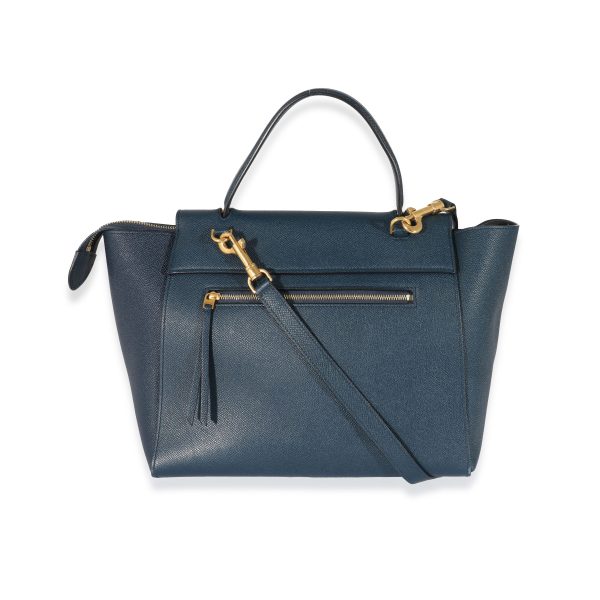 130911 pv Celine Navy Grained Calfskin Mini Belt Bag