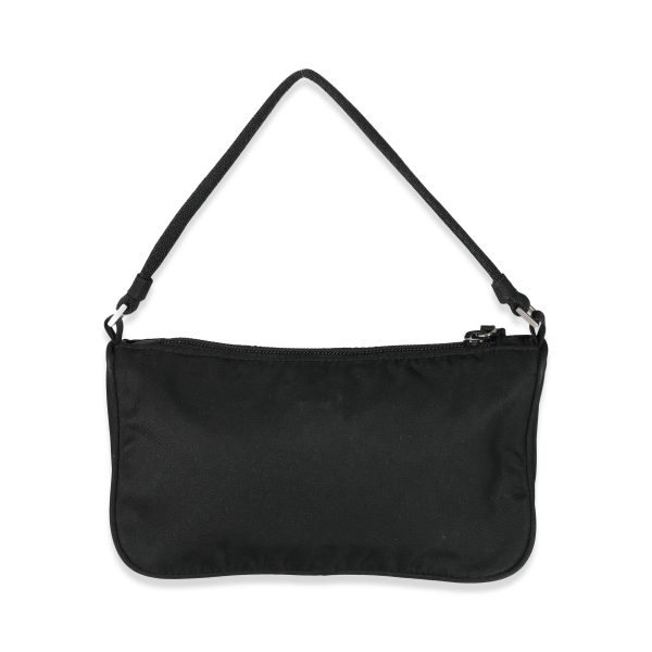 130946 pv fc1aee80 679f 4c36 9e68 1cebe3ac3ce6 Prada Black Nylon Tessuto Pochette