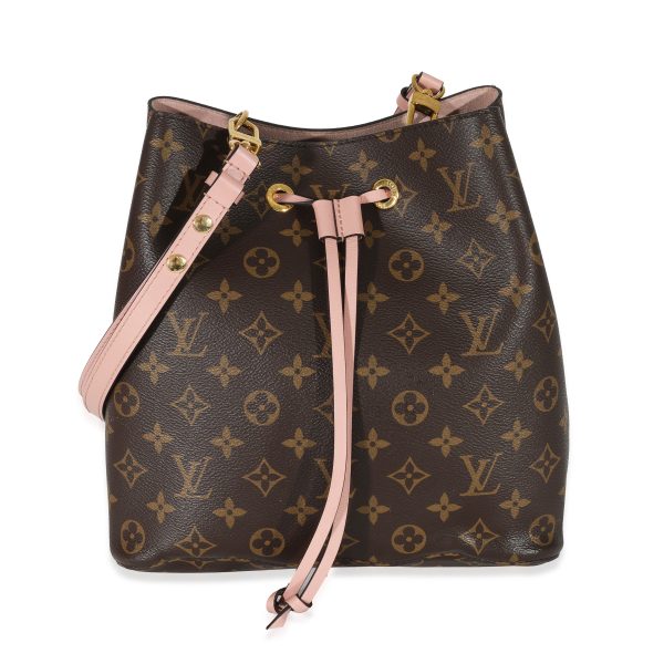 130969 fv b6eedeed 37ef 426f b746 b1f8d7ffdb6b Louis Vuitton Monogram Canvas Rose Ballerine NeoNoe MM