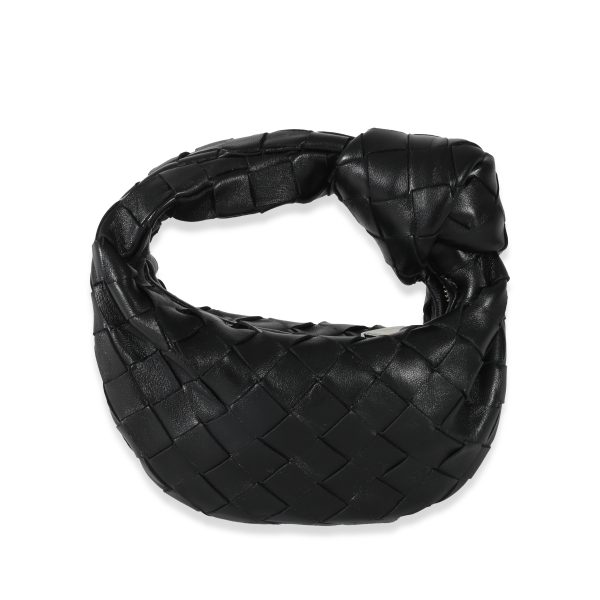 131268 pv Bottega Veneta Black Intrecciato Lambskin Candy Jodie