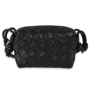 131282 fv Chanel Matelasse Coco Mark Push Lock Leather Black Handbag