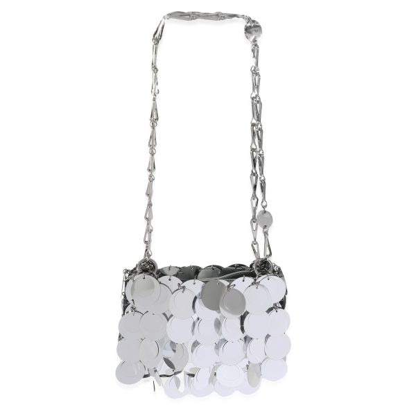 131290 fv 9737da4f 7603 4423 934f 6995f1bacd05 Paco Rabanne Silver Disk 1969 Sparkle Nano Bag