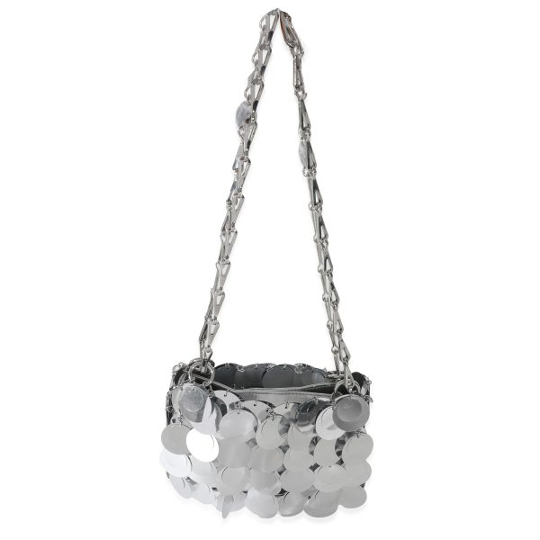 131290 pv 73a32dc9 da54 4a5d b536 5a235caa62d5 Paco Rabanne Silver Disk 1969 Sparkle Nano Bag