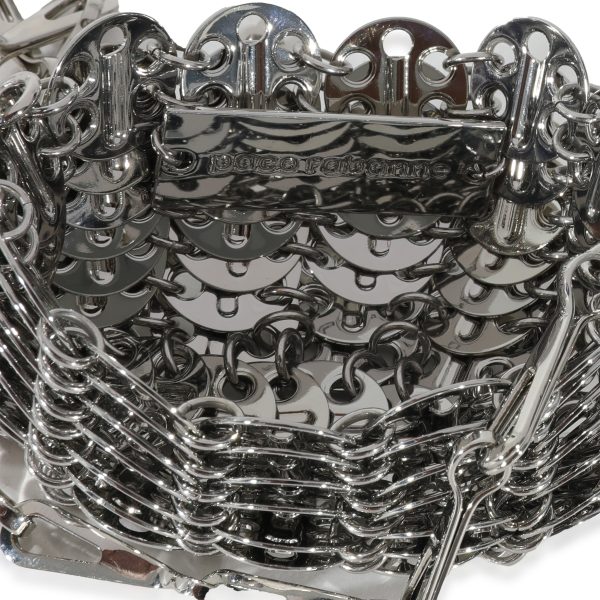 131293 ad1 Paco Rabanne Silver Metal Micro 1969 Bag