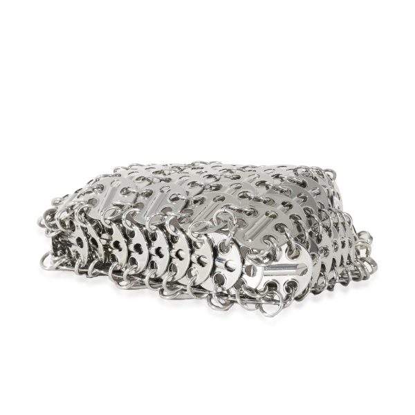 131293 clasp Paco Rabanne Silver Metal Micro 1969 Bag