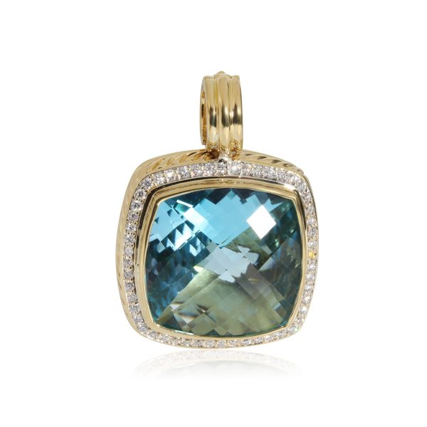 131318 fv a747db0a f173 46fd 94dd ba3215f2f886 David Yurman Albion Topaz Diamond Pendant in 18K Yellow Gold 05 CTW