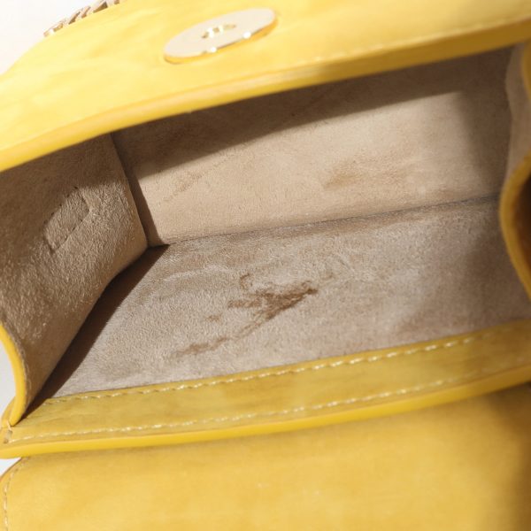 131343 ad2 4727d5c3 27f5 4615 9bcb e381409e90f9 Jacquemus Yellow Suede Le Chiquito Bag