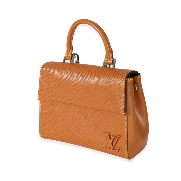 131358 sv Louis Vuitton Gold Honey Epi Mini Cluny Bag