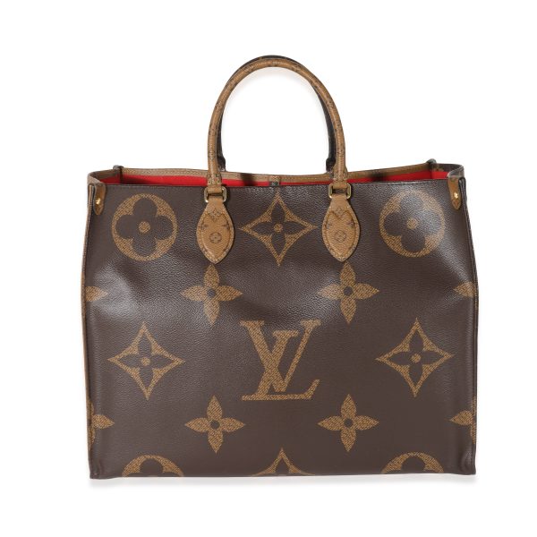 131409 fv Louis Vuitton Reverse Giant Monogram Canvas OnTheGo GM