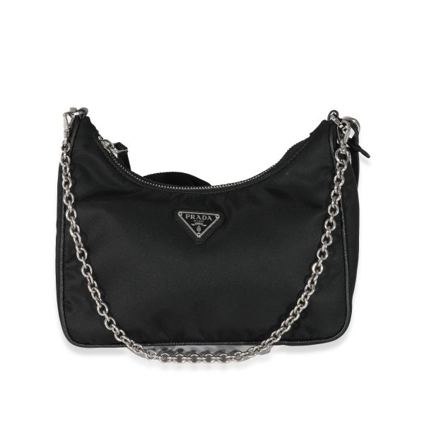 131440 fv 2355aa28 3f8a 43e6 993b 439d56580868 Prada Black Re Edition 2005 Re Nylon Bag