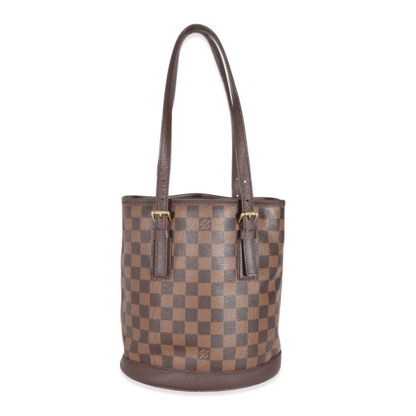 131527 pv Louis Vuitton Damier Ebene Canvas Marais Bucket 23