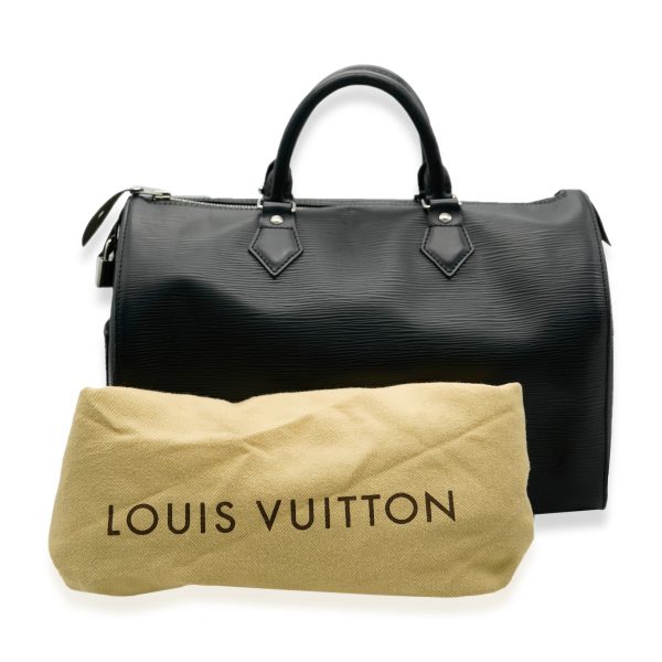 131540 box 470b3816 e9a1 4ac4 82e2 221f1f818876 Louis Vuitton Black Epi Leather Speedy 35