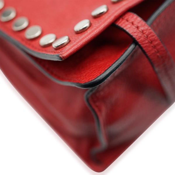 131549 ad2 3315601a 9383 4dc4 9153 041da0a30ba6 Prada Red Leather Glace Etiquette Crossbody