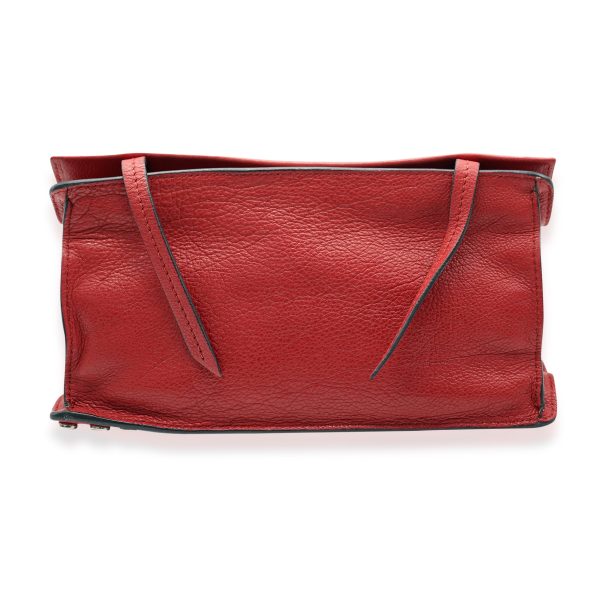 131549 bv 9c2b37b2 91e6 4e76 a527 4fb59883160c Prada Red Leather Glace Etiquette Crossbody