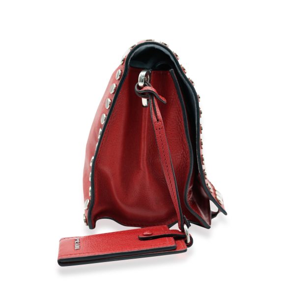 131549 stamp 9ed4c539 38c4 432d 9656 ad8d554c40a5 Prada Red Leather Glace Etiquette Crossbody