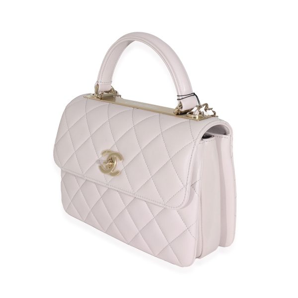 131581 sv Chanel 20A Lilac Lambskin Small Trendy Flap Bag