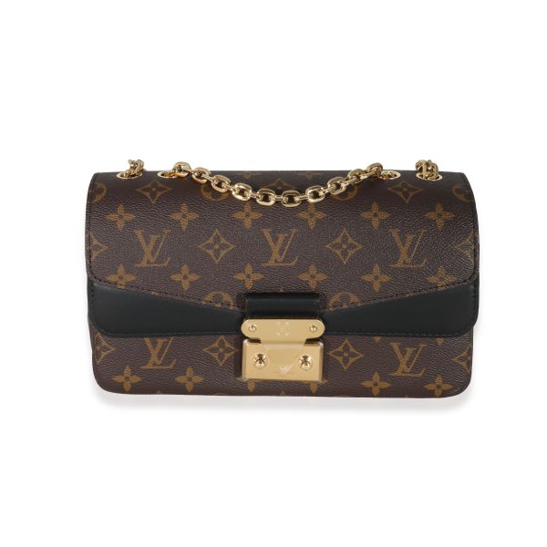 131601 fv 49ac8c73 3402 4338 92c9 d65b312cdf4c Louis Vuitton Black Leather Monogram Canvas Marceau Bag