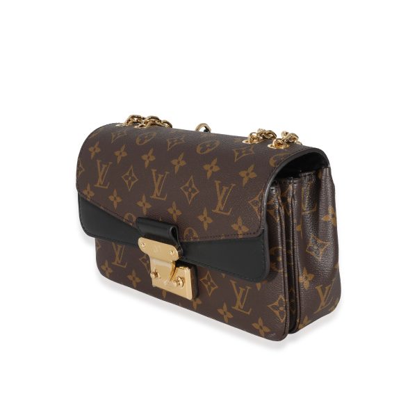 131601 sv f84cb2b7 fe21 4a8c a384 964acf5b64a7 Louis Vuitton Black Leather Monogram Canvas Marceau Bag