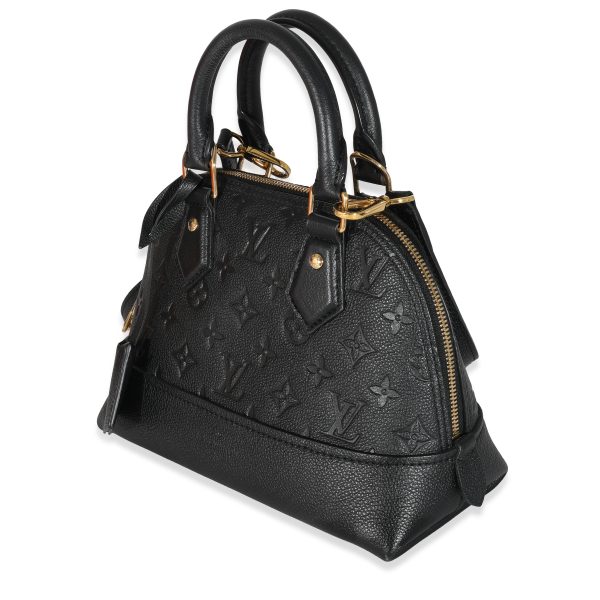 131633 sv Louis Vuitton Black Empreinte Neo Alma BB