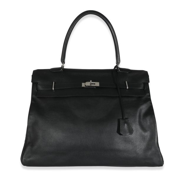 131656 fv bc25a6ea 0d19 42fd 9189 724479b04028 Hermès Black Sikkim Retourne Kelly Relax 50 PHW