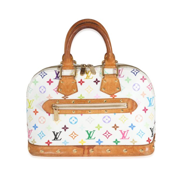 131678 fv c4c77480 151d 4380 ad38 df041a6e4036 Louis Vuitton x Takashi Murakami White Monogram Multicolore Canvas Alma PM