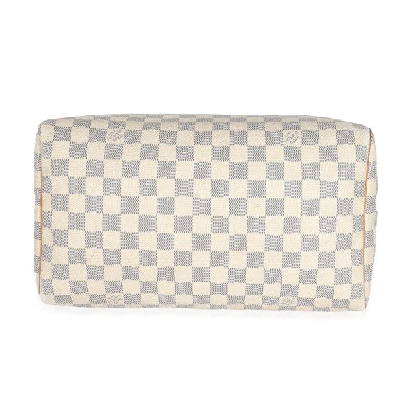 131681 stamp Louis Vuitton Damier Azur Canvas Speedy 30