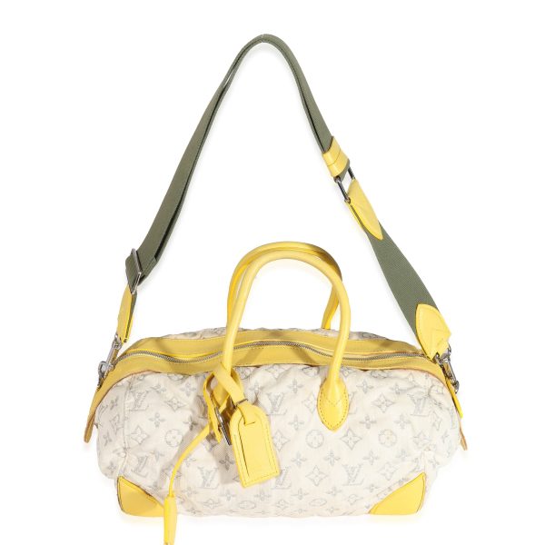 131713 bv 691e72d7 5169 4f8b 8a9b 7e440a86e771 Louis Vuitton Jaune Monogram Denim Round Speedy Bag