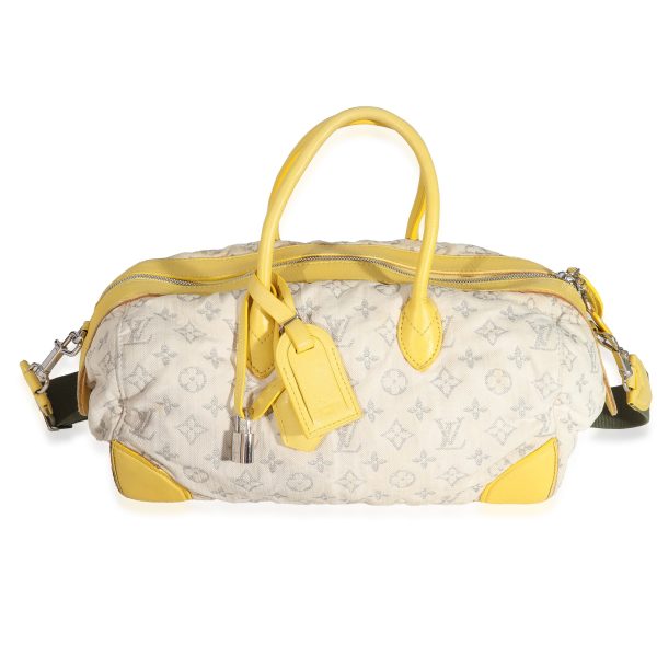 131713 fv 773f70bf 0513 4fc0 8f27 bb5b82b62a69 Louis Vuitton Jaune Monogram Denim Round Speedy Bag