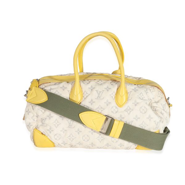 131713 pv 95a851aa 8158 498e 802b 22818a7d1e98 Louis Vuitton Jaune Monogram Denim Round Speedy Bag