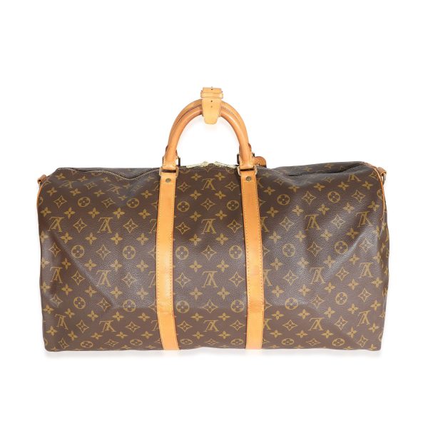 131718 pv Louis Vuitton Vintage Monogram Canvas Keepall Bandoulière 55