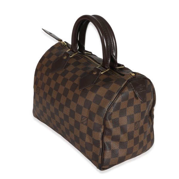 131728 sv Louis Vuitton Damier Ebene Canvas Speedy 25