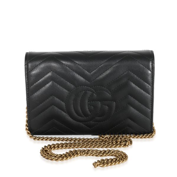 131730 pv c37d3ad7 51bb 491c 888c 0c7140f1a593 Gucci Black Leather GG Marmont Mini Bag